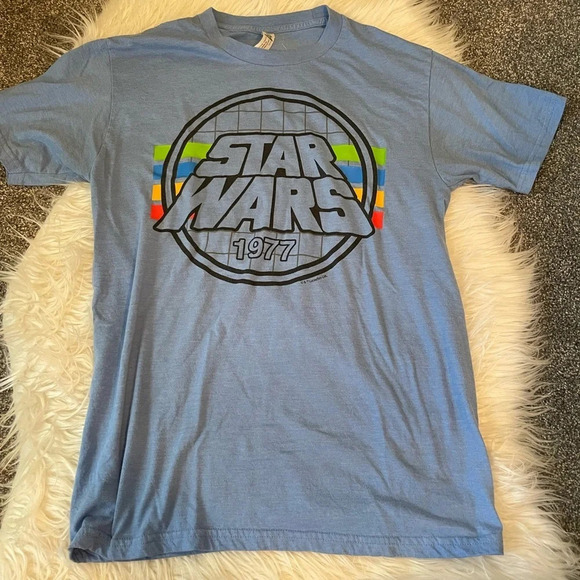 Star Wars Other - Unisex adult Blue Star Wars t-shirt, size small